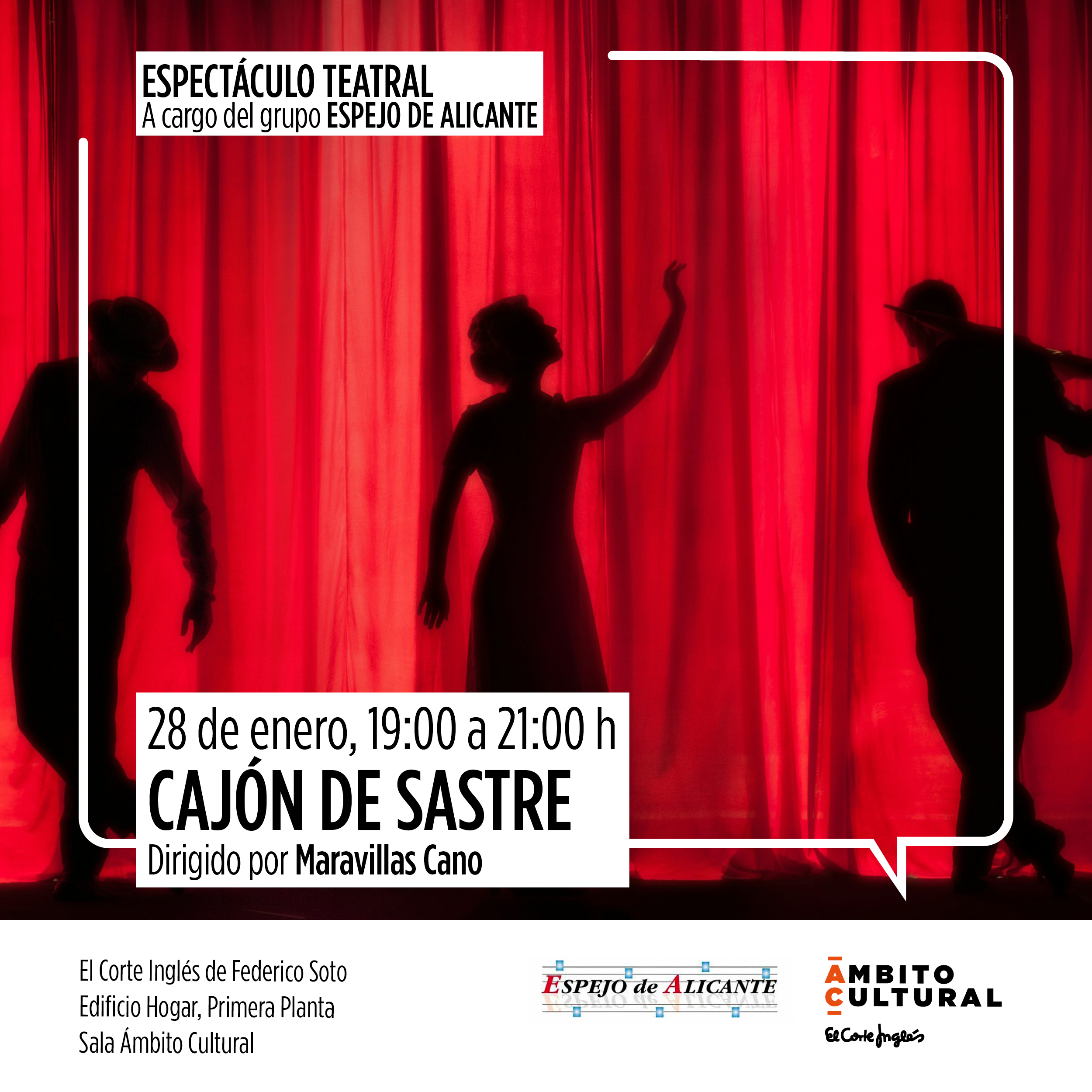 Espectáculo Teatral "Cajón de Sastre" por grupo Teatro Espejo